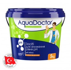 Хімія для басейну засіб для зниження pH води AquaDoctor pH Minus гранули 5 кг